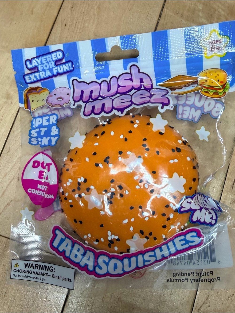 Orange Taba Squishies Soft Sensory Toy